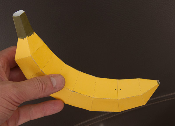 How To Make A Banana With Paper - Banana Poster