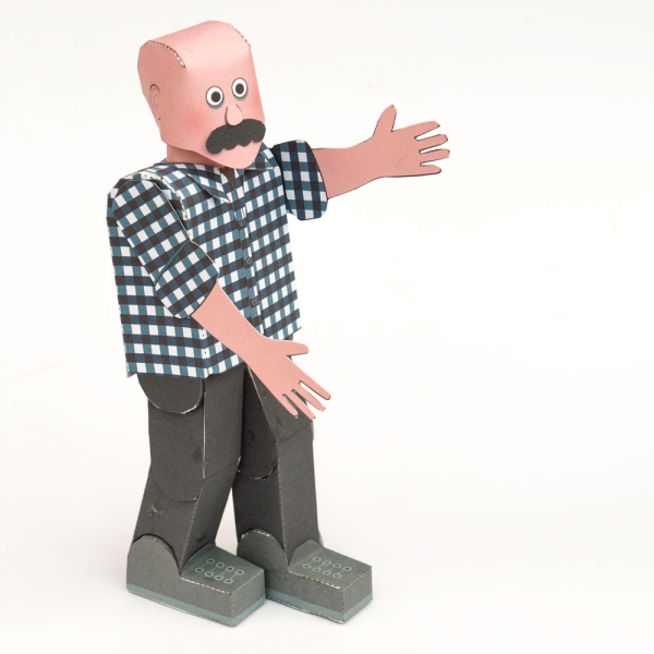 Poseable Man to Download and Make