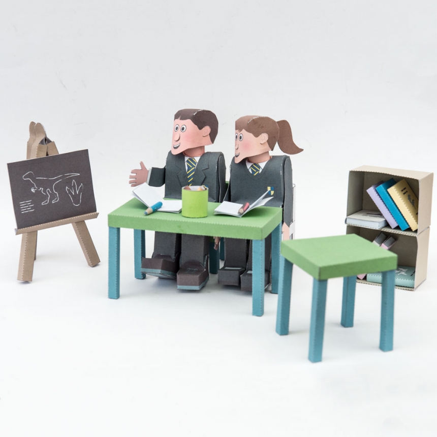 School room paper project rob ives