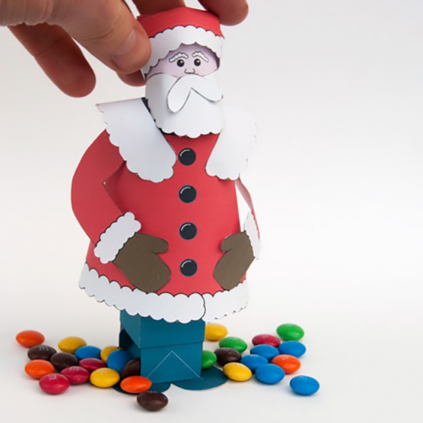 Candy Santa Download and Make Rob Ives